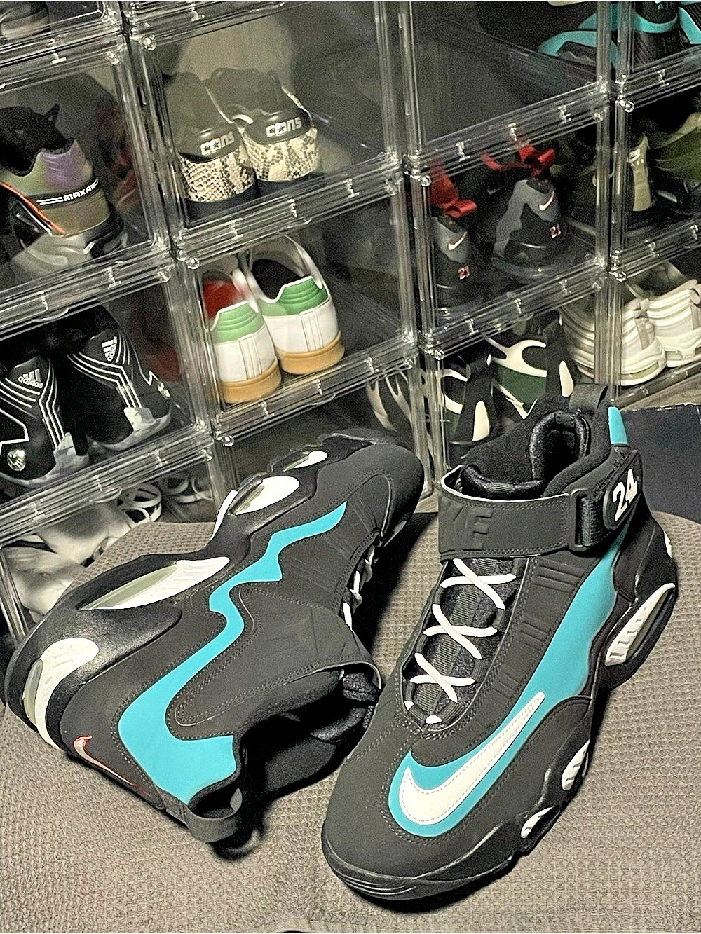 Nike Air Griffey Max 1 “Freshwater” Sneakers Black & Blue US 12